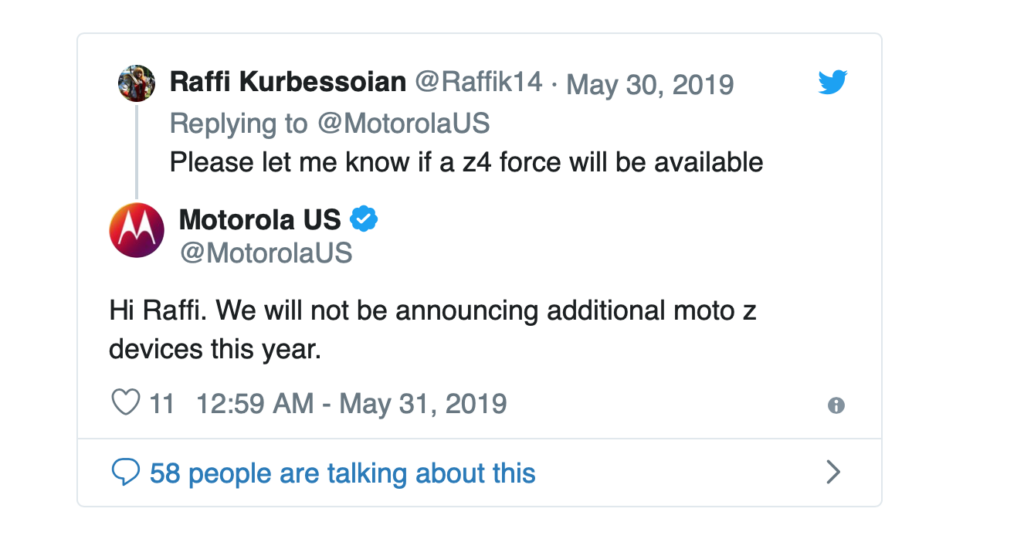 Moto Z4 Force