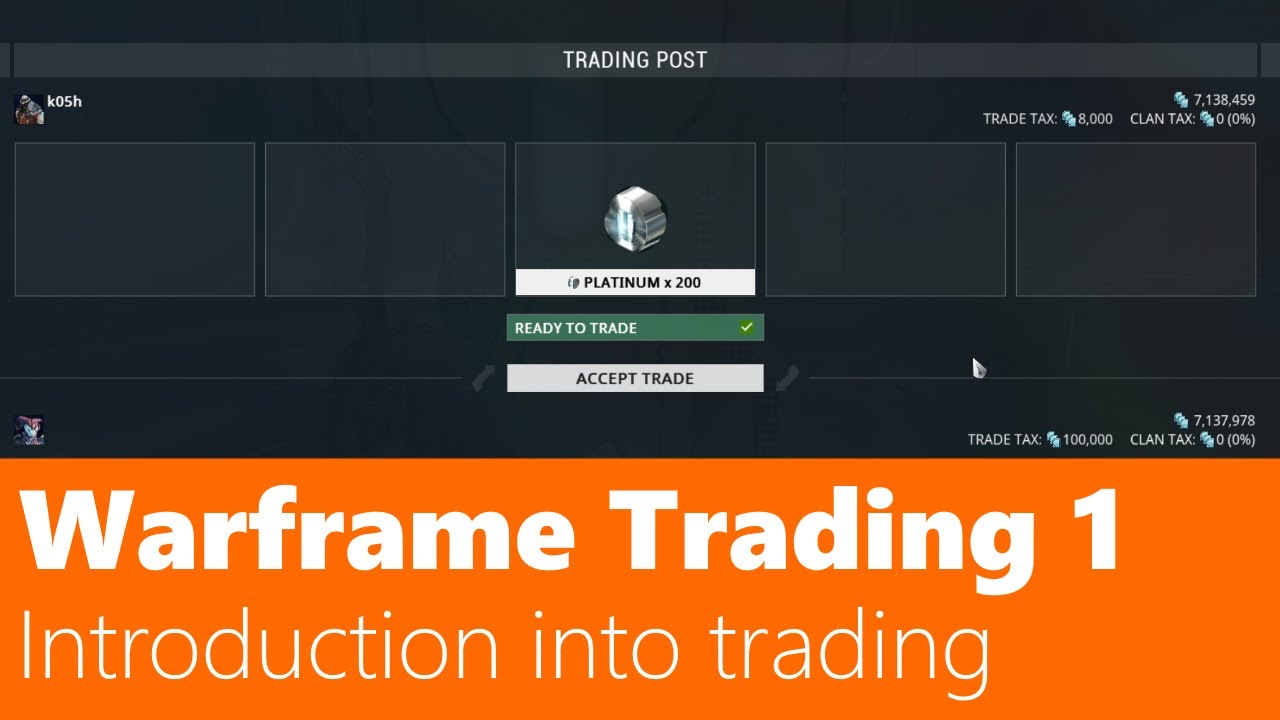 Warframe Trade