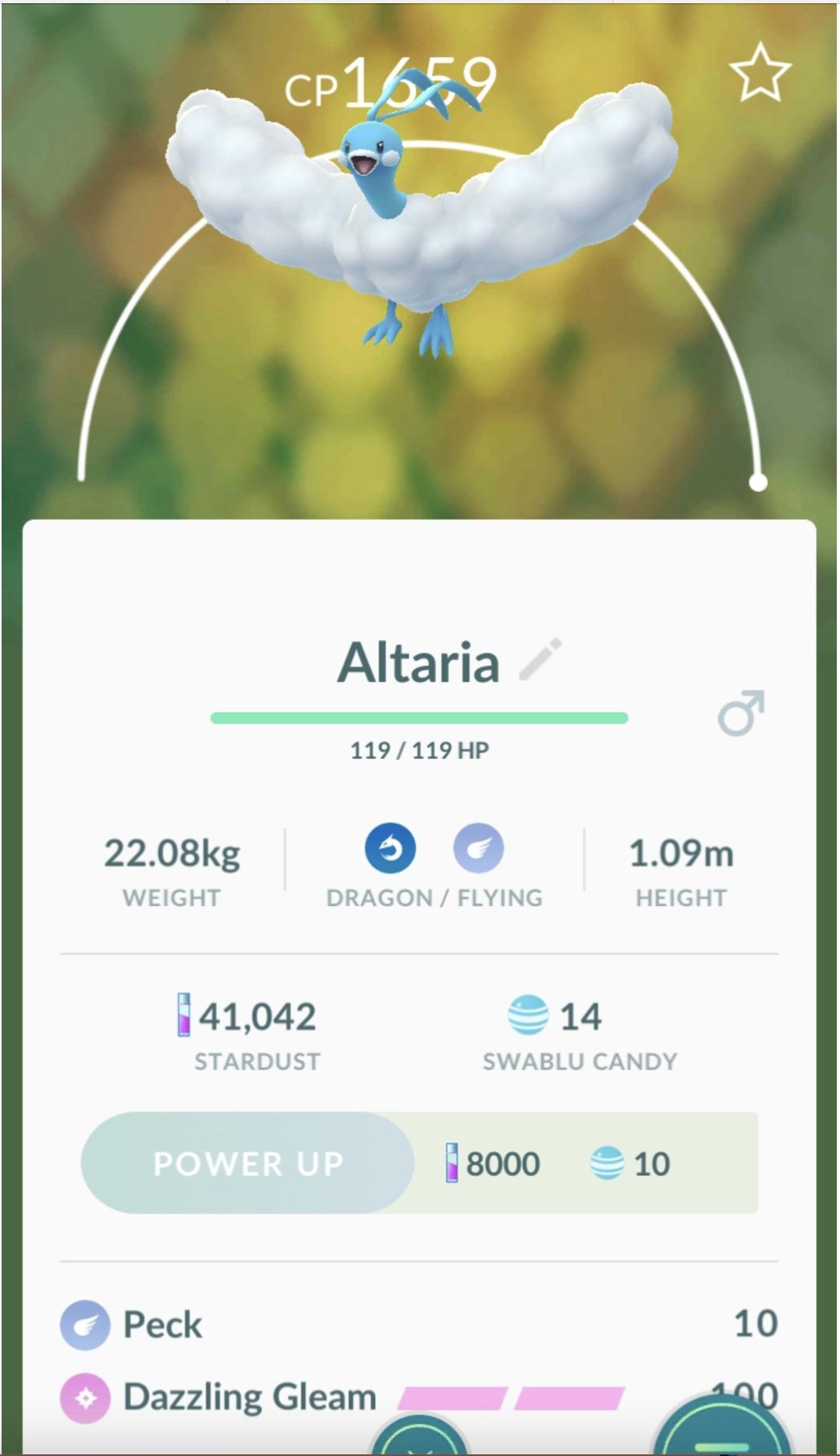 Pokémon Go Altaria