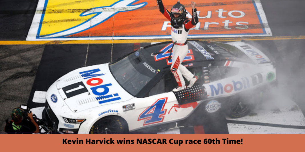 Kevin Harvick wins NASCAR Cup race 60th Time!