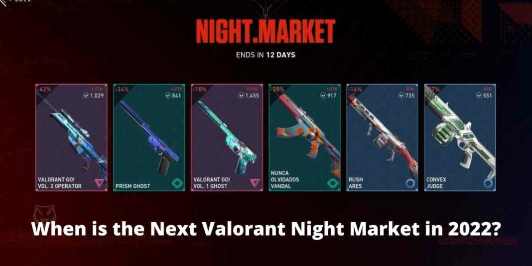 When is the Next Valorant Night Market in 2022?