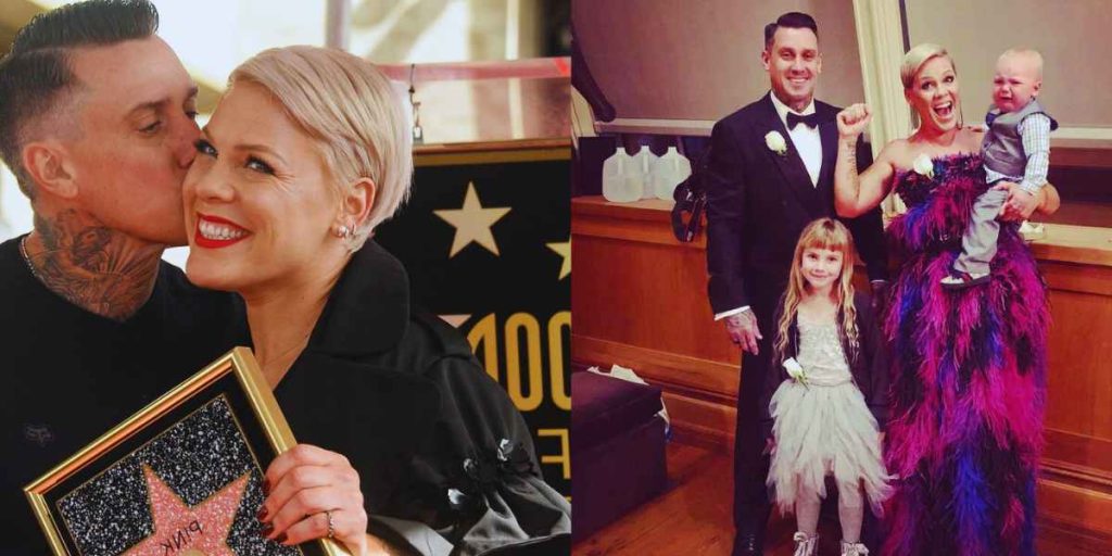 Carey and Pink Hart