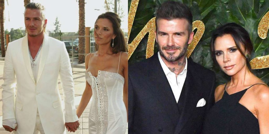 David Beckham and Victoria Beckham