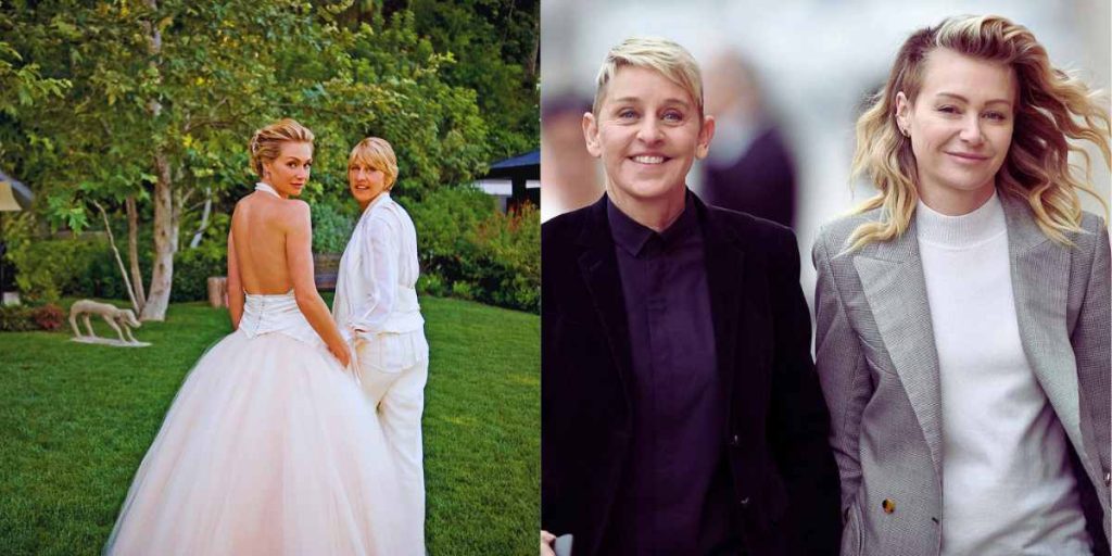 Ellen DeGeneres and Portia de Rossi