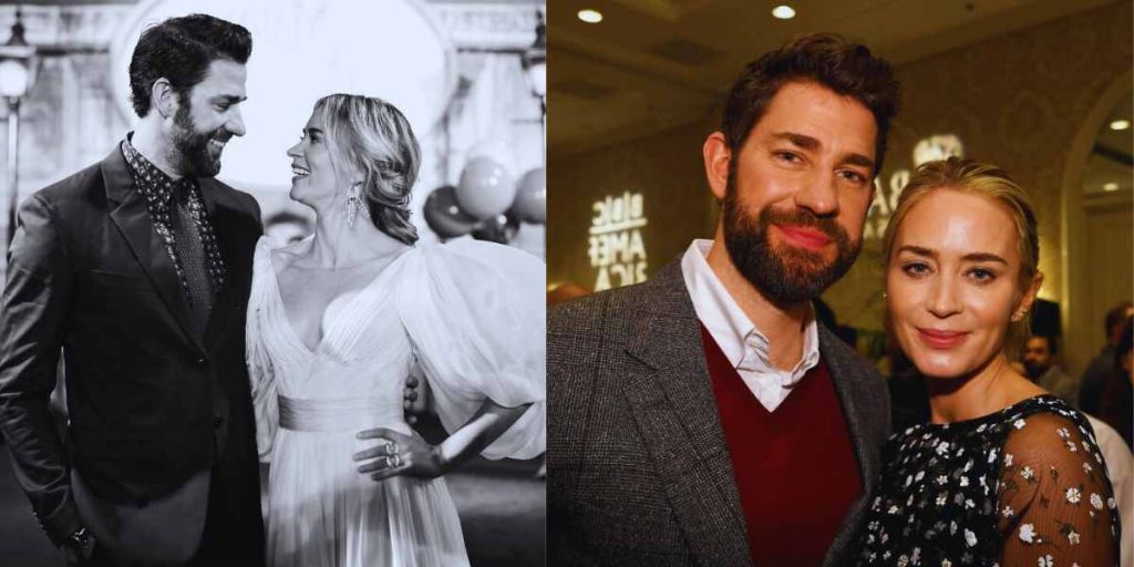 John Krasinski and Emily Blunt