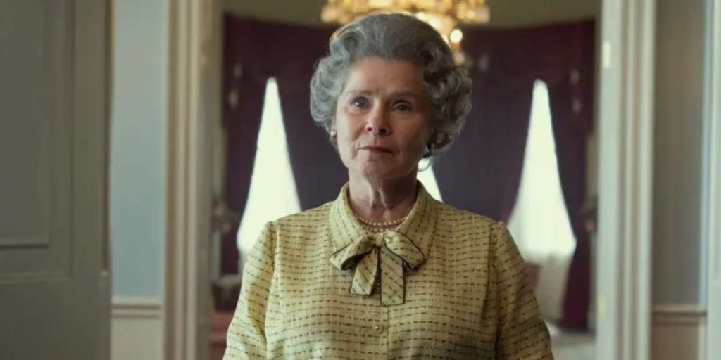 Imelda Staunton as the late Queen Elizabeth II