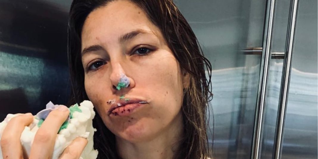 Jessica Biel explains controversial shower habit: I Like To “Chew Under The Water”