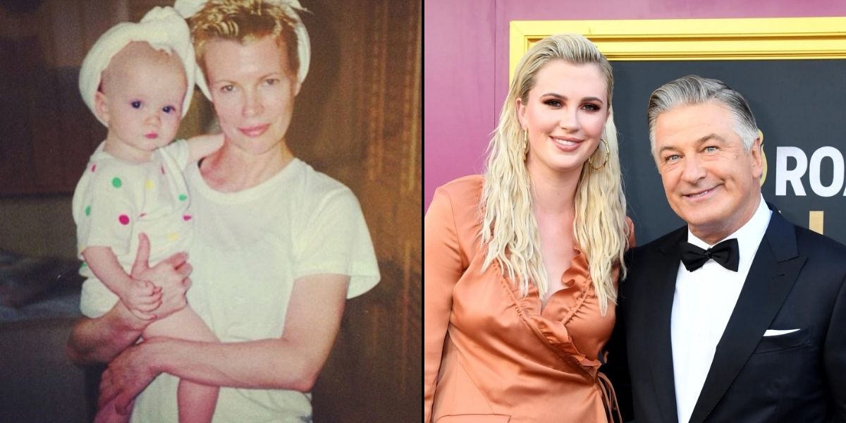 Ireland Baldwin then and now