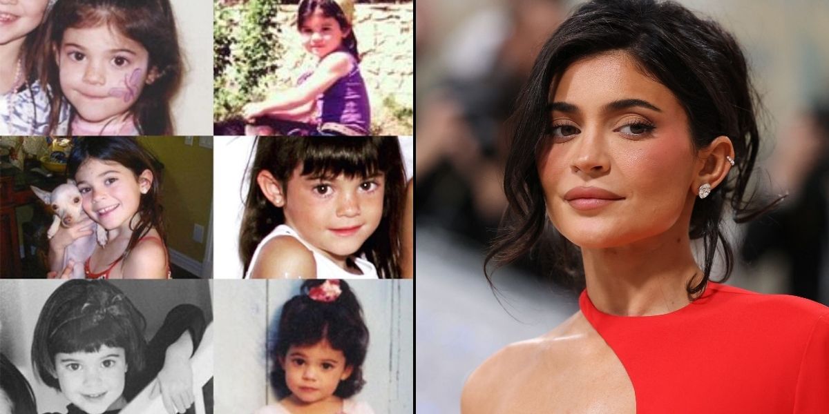 Kylie Jenner then and now