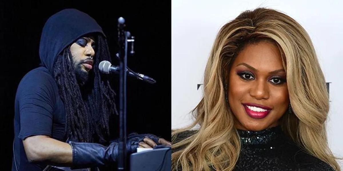 Laverne Cox and M. Lamar