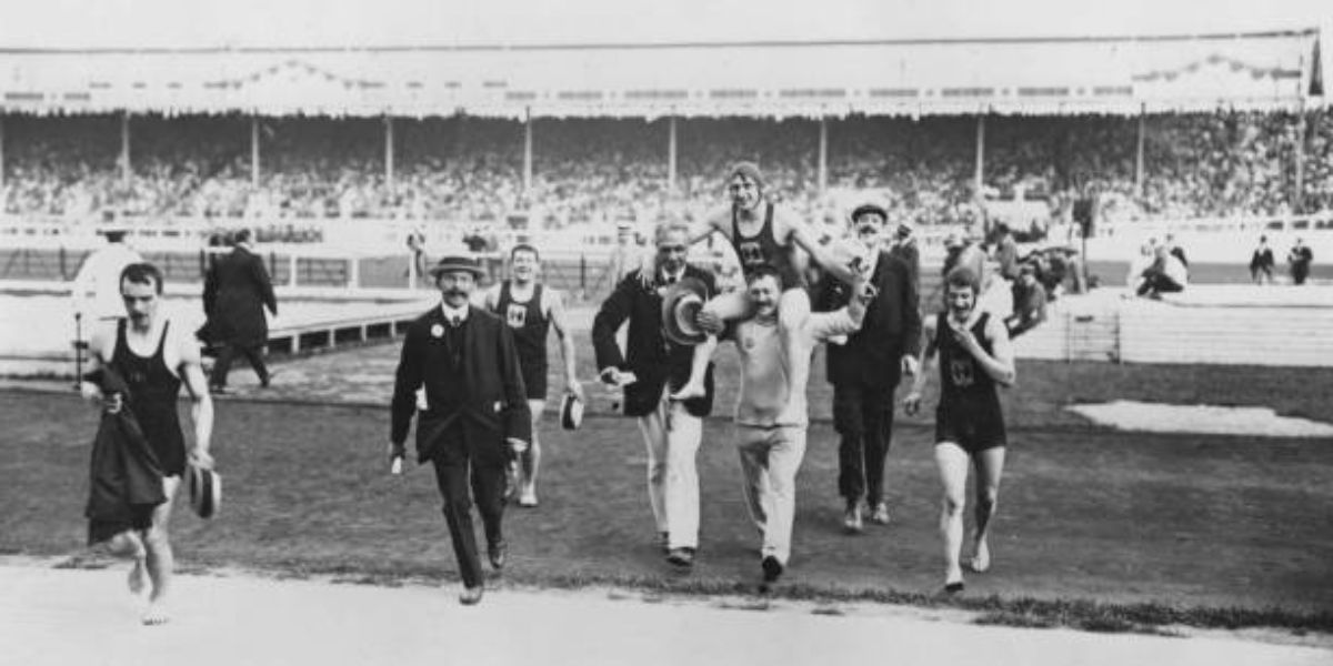 Henry Taylor Captured After Winning a Gold Medal