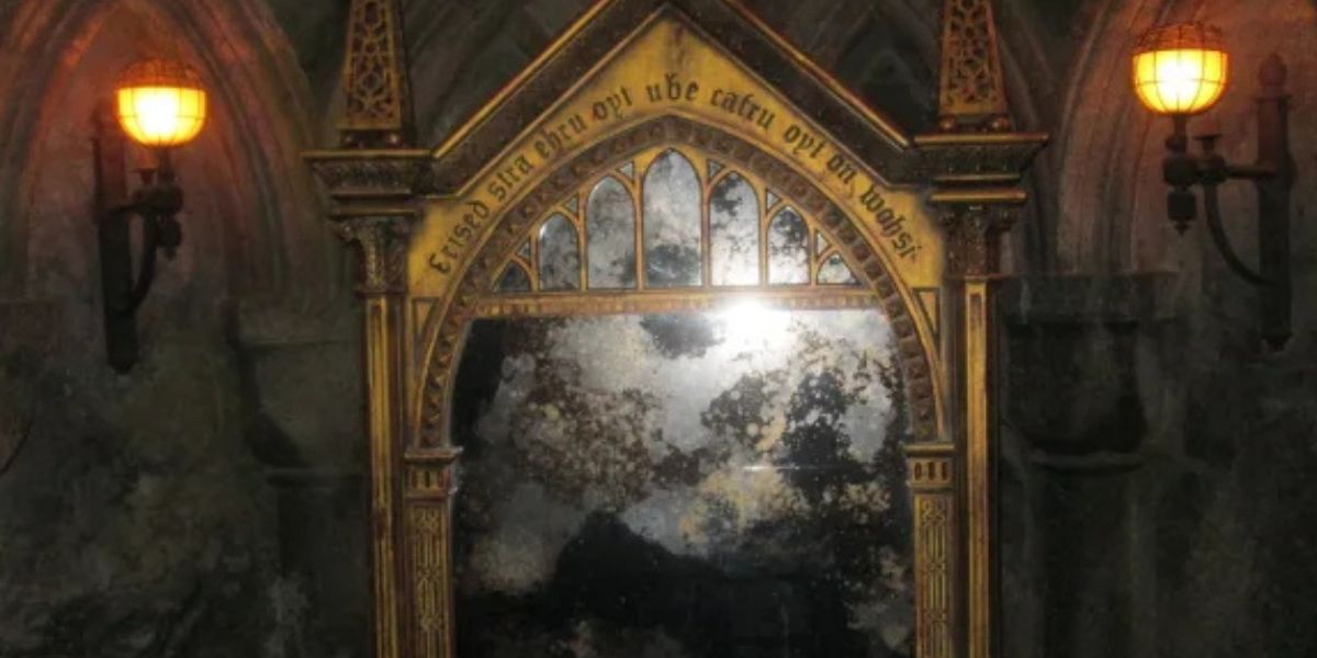 The Mirror Of Erised In The Film Series Is Named Desire Spelled Out Backwards